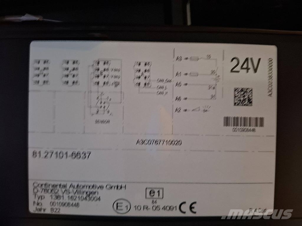 MAN 26.510 TGX GX 6X2 INTARDER Kamioni za podizanje kablova