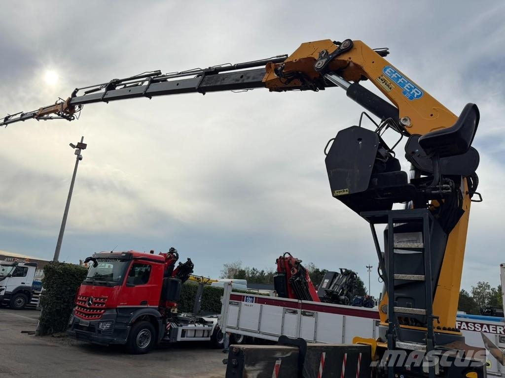 Volvo FM 360 8x4 + CRANE EFFER 275 - 4S + JIB 3S - MANUA Żurawie szosowo-terenowe