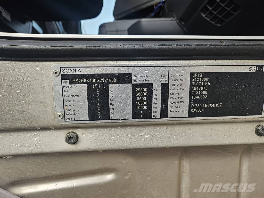 Scania R 730 Kamioni za drva Šticari