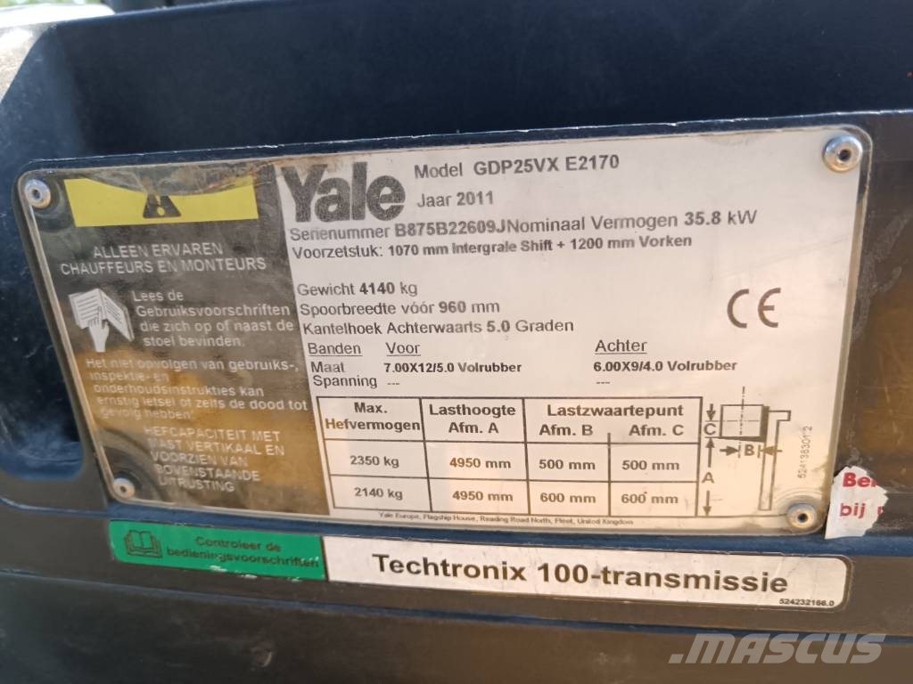 Yale GDP 25 VX Dízel targoncák