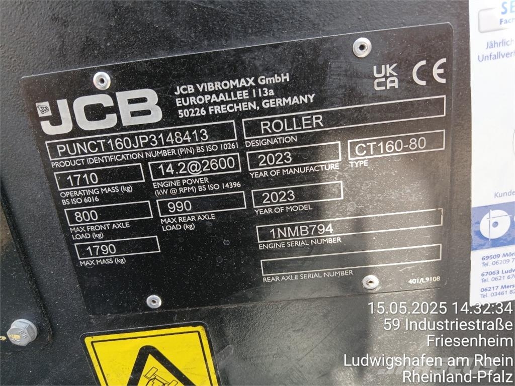 JCB CT160-80 Pinnaserullid
