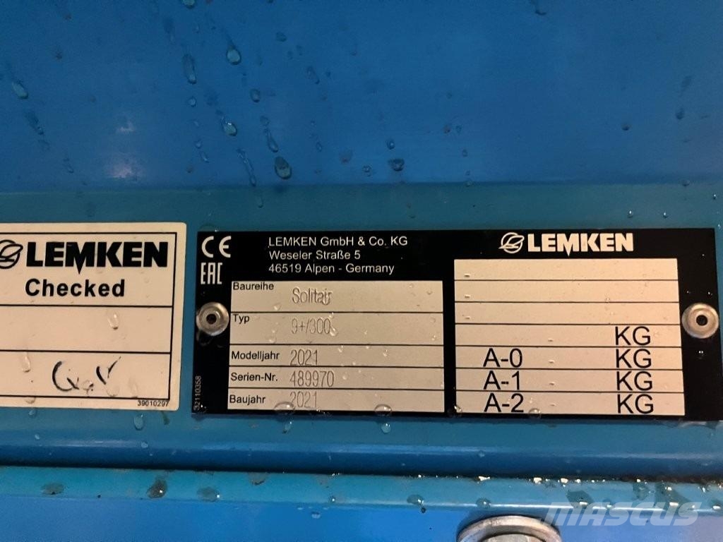 Lemken Solitair 9+/300 Külvikud
