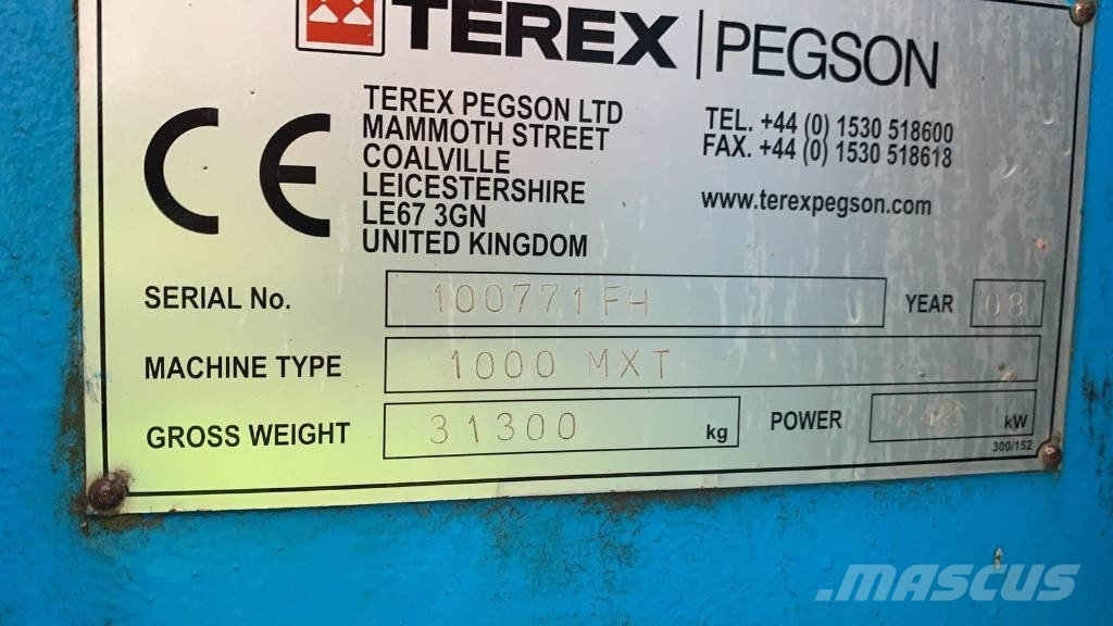 Terex Pegson 1000 MAXTRAK Knusere - anlæg