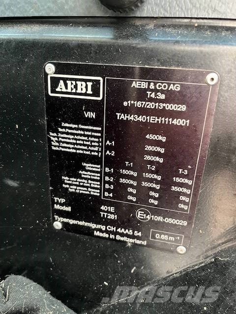 Aebi Terratrac TT281 ماكينات زراعية - غير ذلك