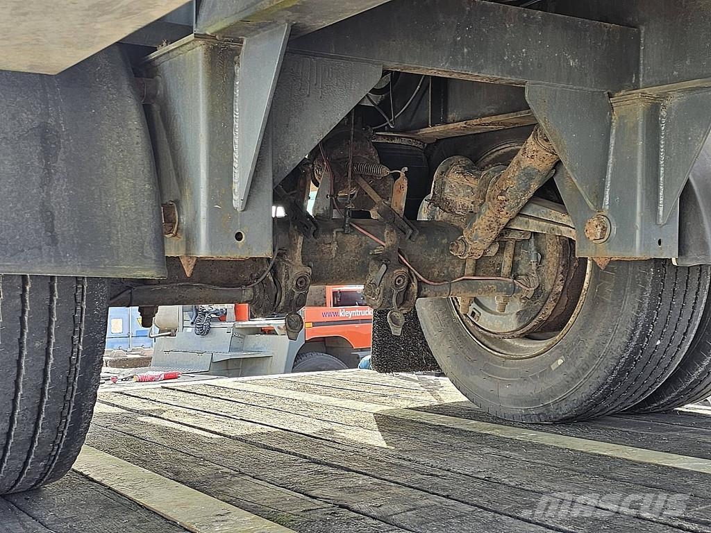 Varmo 1 AXLE PLATFORM FORKLIFT CONNECTION نصف مقطورات مسطحة / مفصلية الجوانب