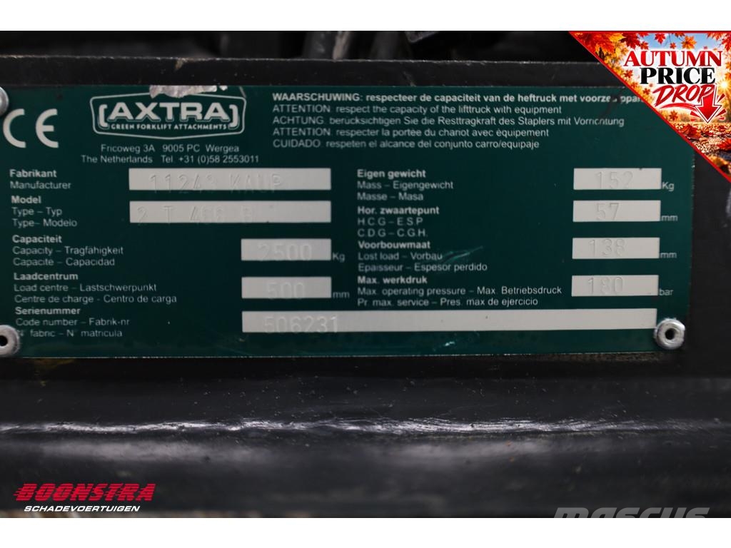 Toyota 8FBE20T Triplex Sideshift Spreader Full-Light-pack Електронавантажувачі