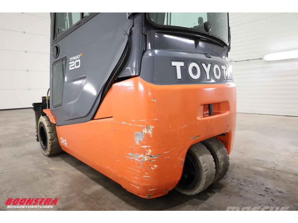 Toyota 8FBE20T Triplex Sideshift Spreader Full-Light-pack Elektriniai šakiniai krautuvai