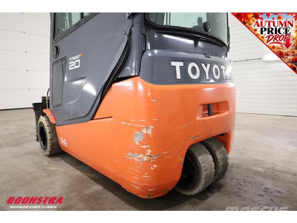 Toyota 8FBE20T Triplex Sideshift Spreader Full-Light-pack Електронавантажувачі