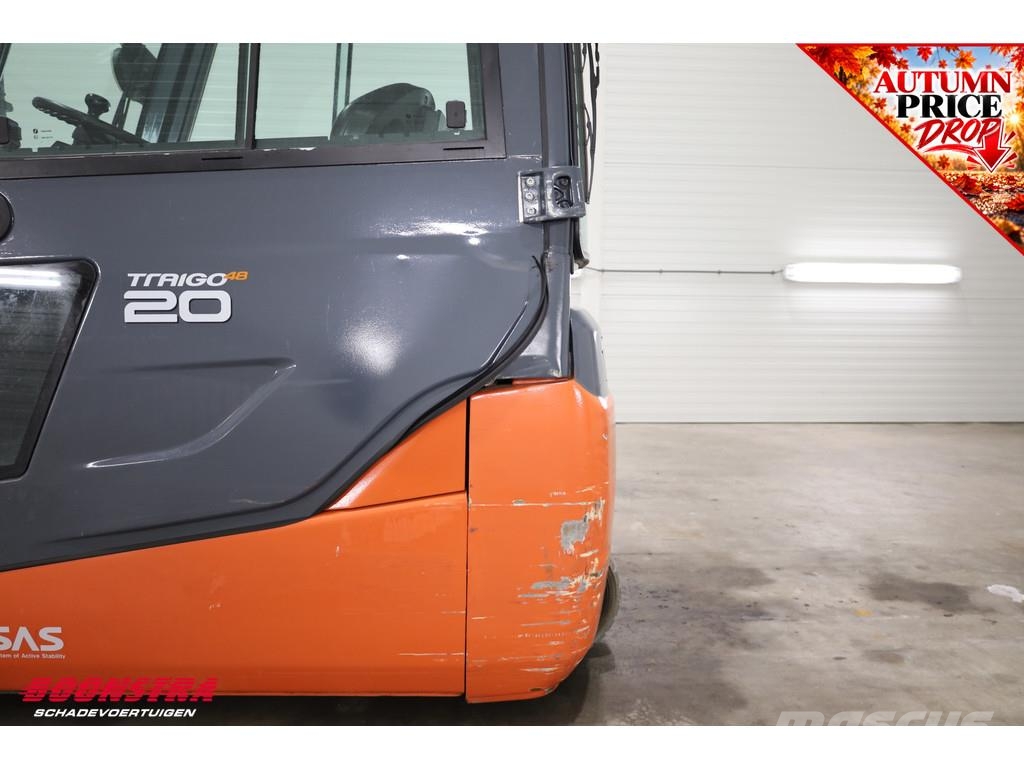 Toyota 8FBE20T Triplex Sideshift Spreader Full-Light-pack Електронавантажувачі