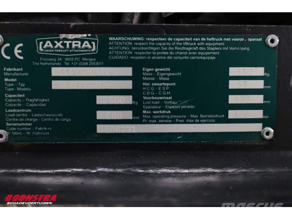 Toyota 8FBE20T Triplex Sideshift Spreader Full-Light-pack Elektriniai šakiniai krautuvai