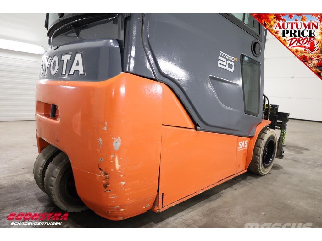 Toyota 8FBE20T Triplex Sideshift Spreader Full-Light-pack Електронавантажувачі