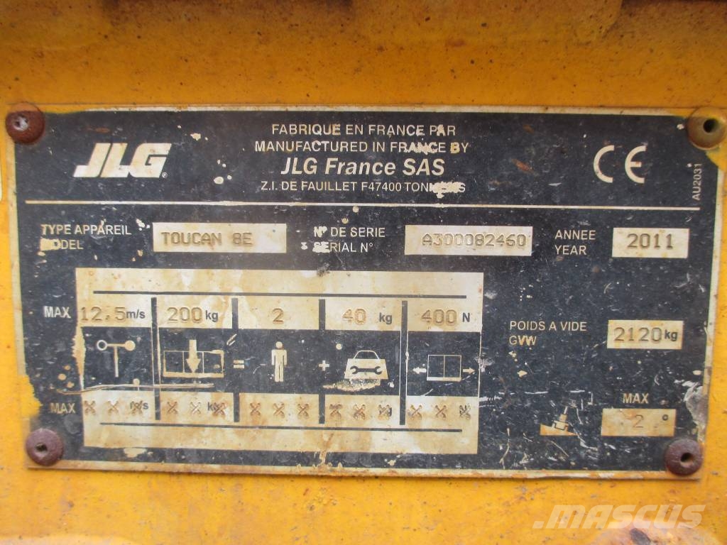 JLG Toucan 8 E Plataformas elevatórias verticais