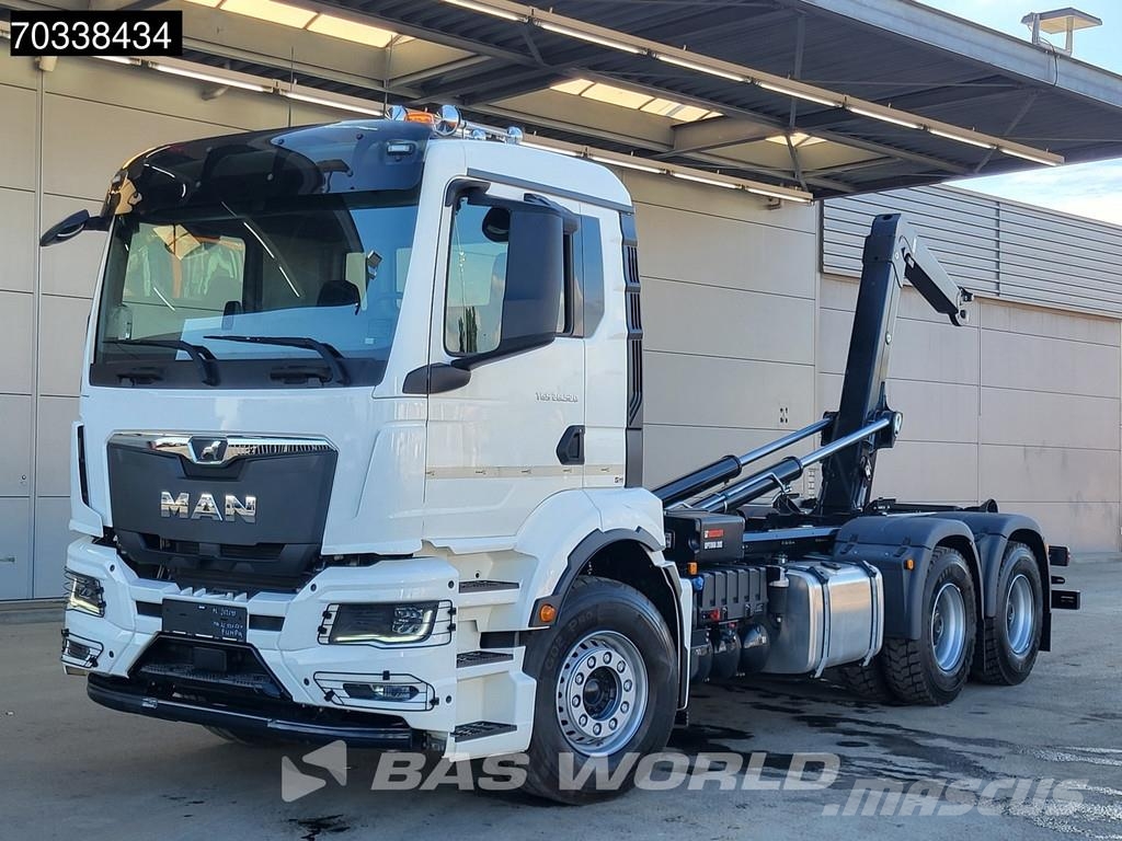 MAN TGS 26.520 6X4 NEW! HIAB OPT20S56 containersystem Abrollkipper