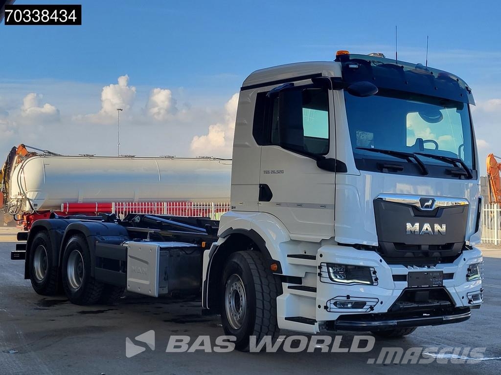 MAN TGS 26.520 6X4 NEW! HIAB OPT20S56 containersystem Abrollkipper