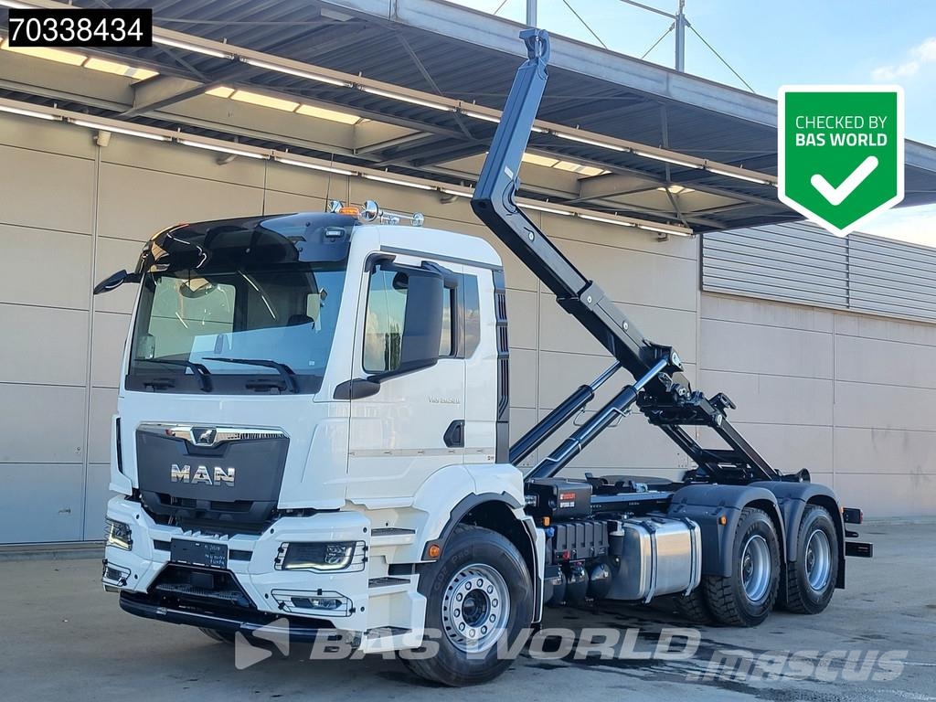 MAN TGS 26.520 6X4 NEW! HIAB OPT20S56 containersystem Abrollkipper