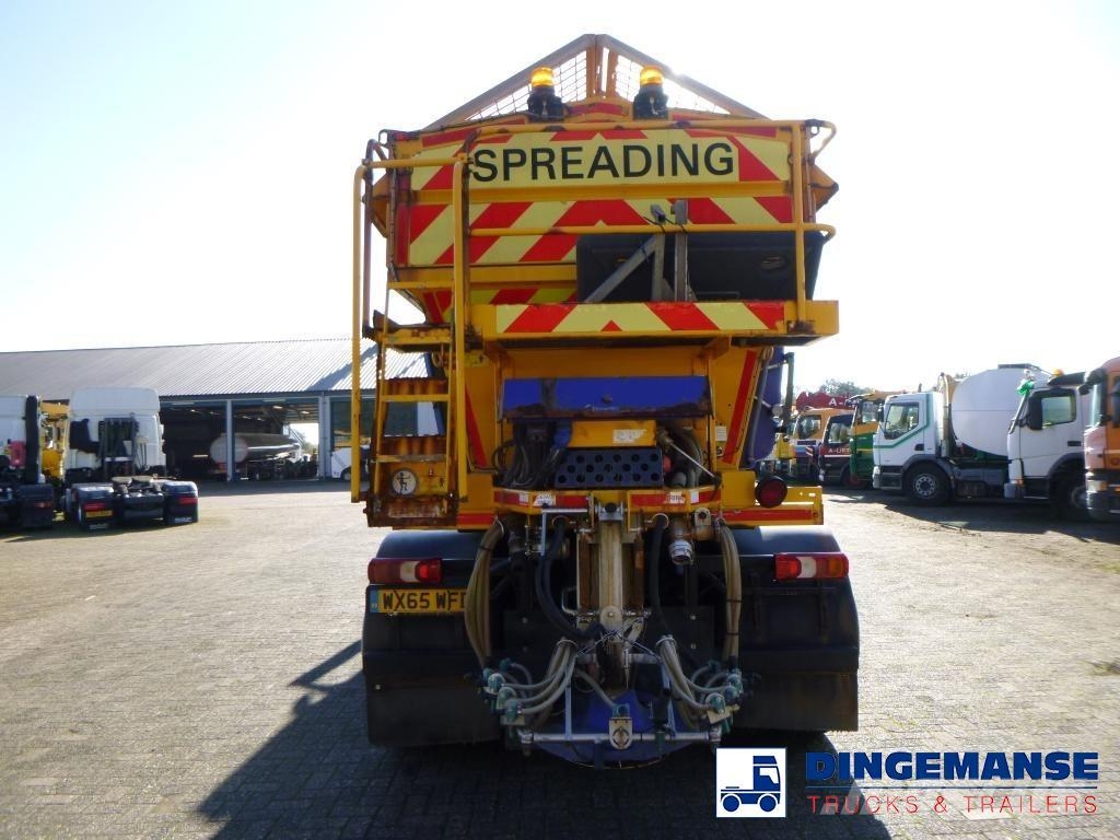 MB Trac Arocs 3240 8x4 RHD Schmidt snow plough / gritter Ratraki śniegowe
