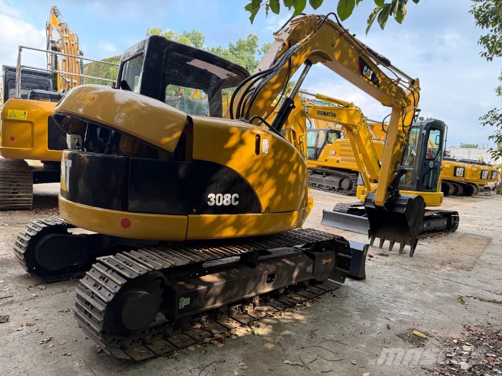 CAT 308 C 3000 units excavators in stock Midi bagri 7t – 12t