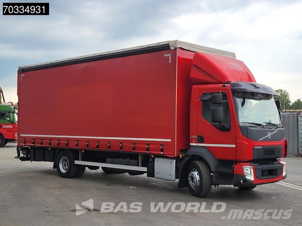 Volvo FL 280 4X2 16tonner Curtainsides 1500kg Ladebordwa Elhúzható ponyvás