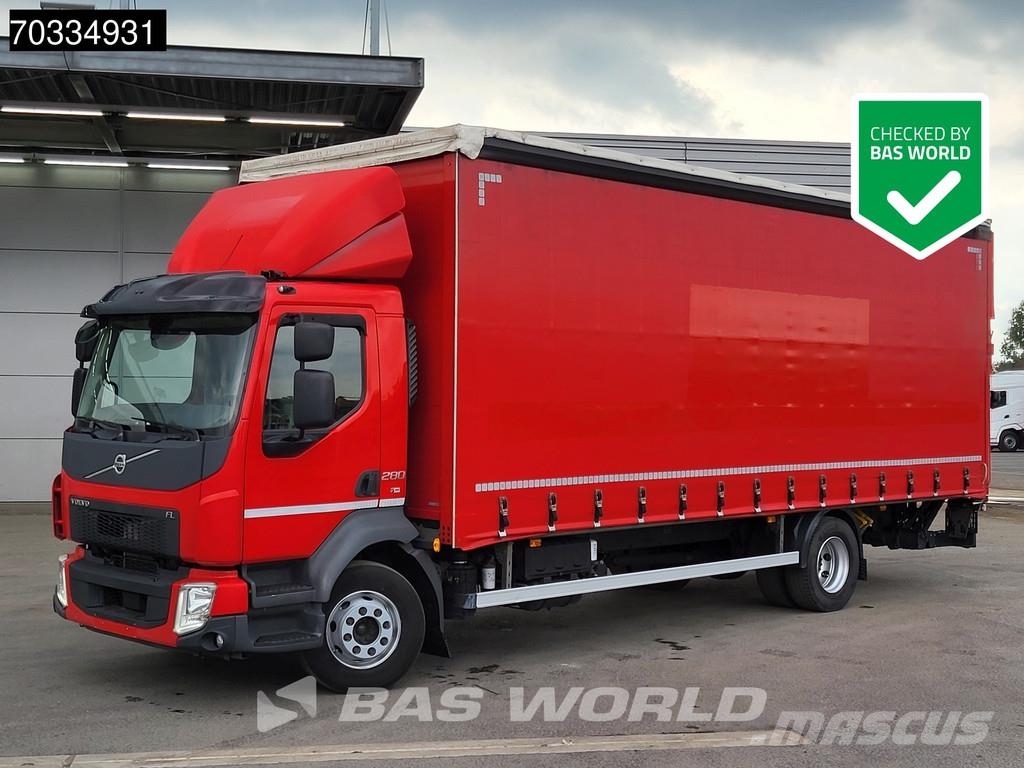 Volvo FL 280 4X2 16tonner Curtainsides 1500kg Ladebordwa Elhúzható ponyvás