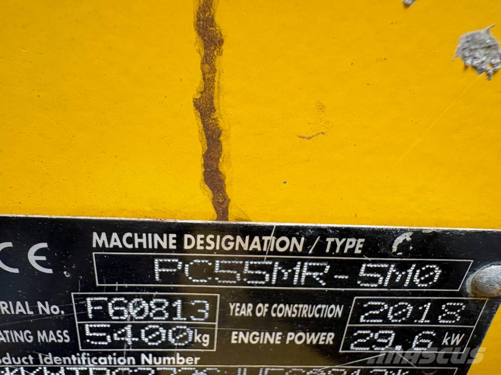Komatsu PC 55 MR-5 Minigrävare < 7t