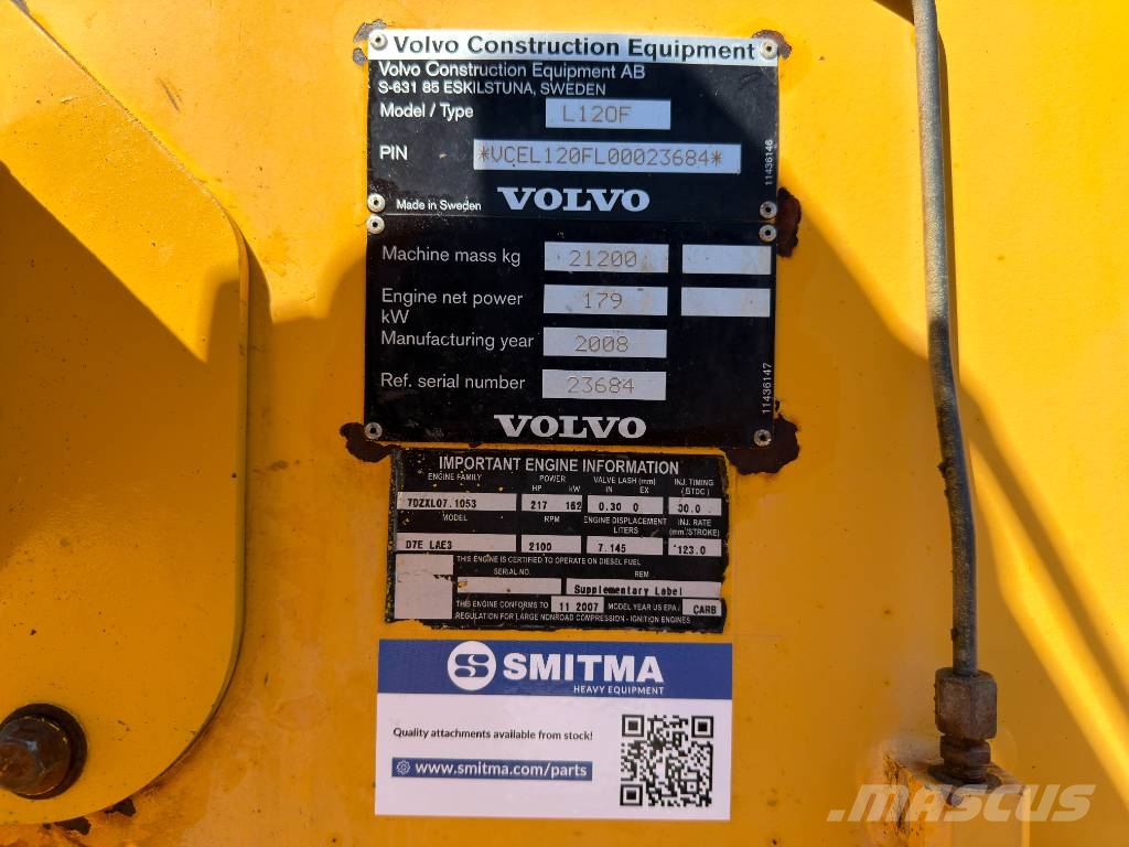 Volvo L120F Pyöräkuormaajat