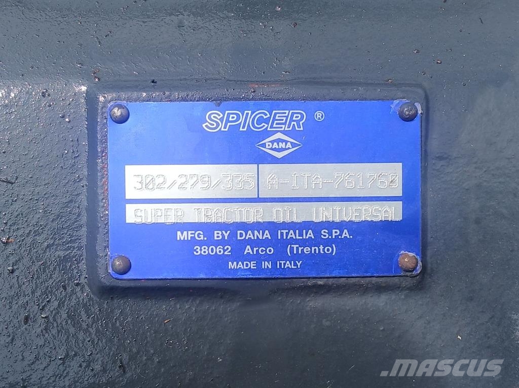 Kramer 808 Allrad-Dana Spicer 302/279/335-Axle/Achse/As Ejes