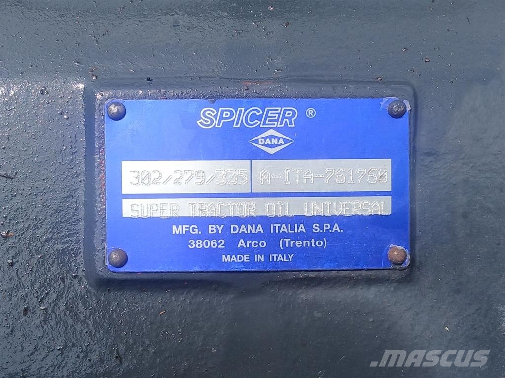 Kramer 808 Allrad-Dana Spicer 302/279/335-Axle/Achse/As Nápravy