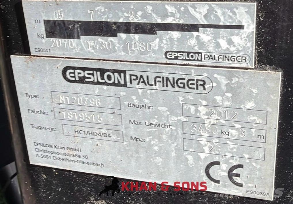 Scania R 500 B 6X2*4 / V8 / PALFINGER / Grab bucket / Hi автокрани