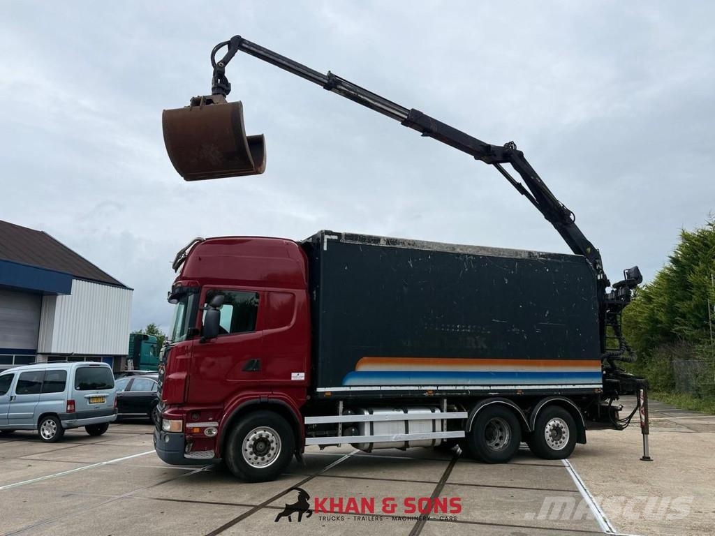 Scania R 500 B 6X2*4 / V8 / PALFINGER / Grab bucket / Hi автокрани