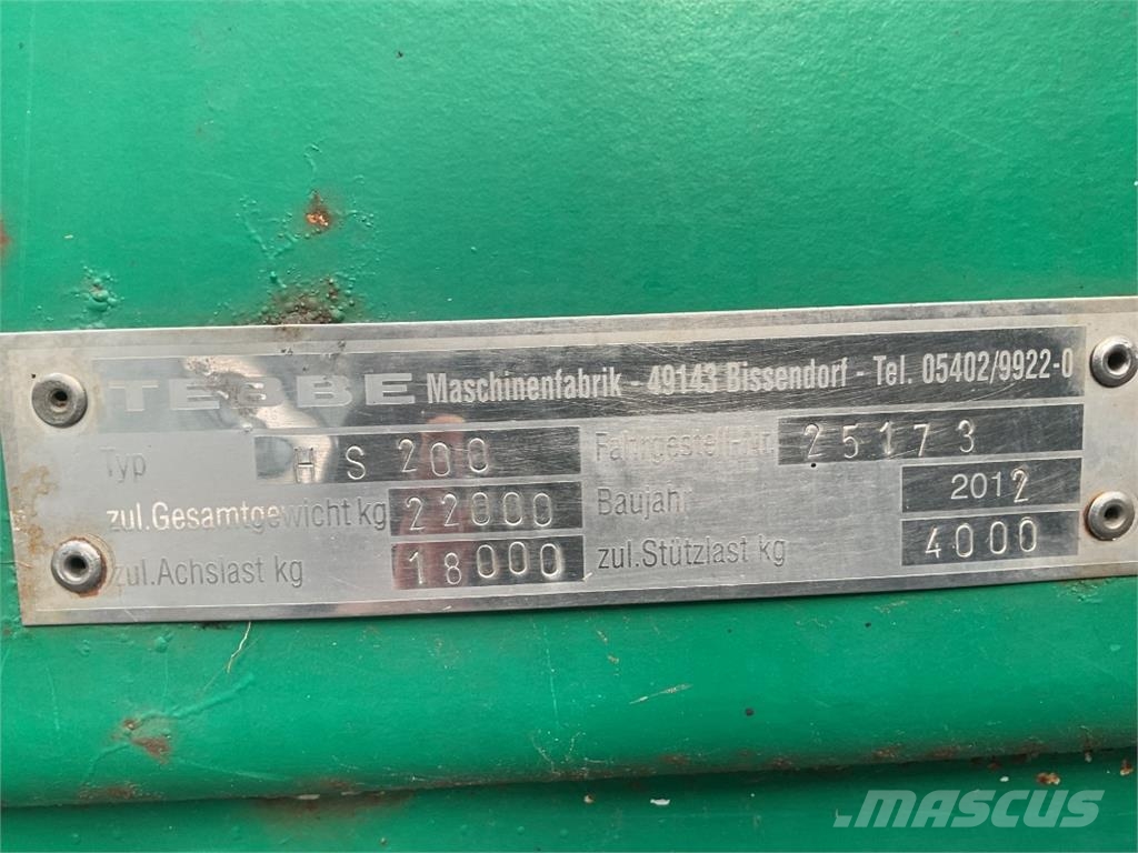 Tebbe HS 200 Esparcidoras de abono