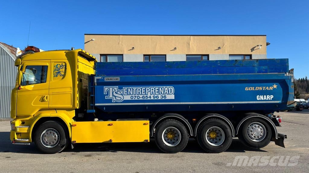 Scania R520 V8 8X4 EURO 6 + TIPPER Camion benne