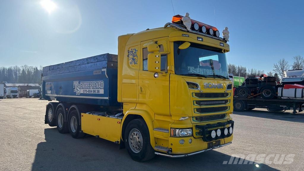 Scania R520 V8 8X4 EURO 6 + TIPPER Camion benne