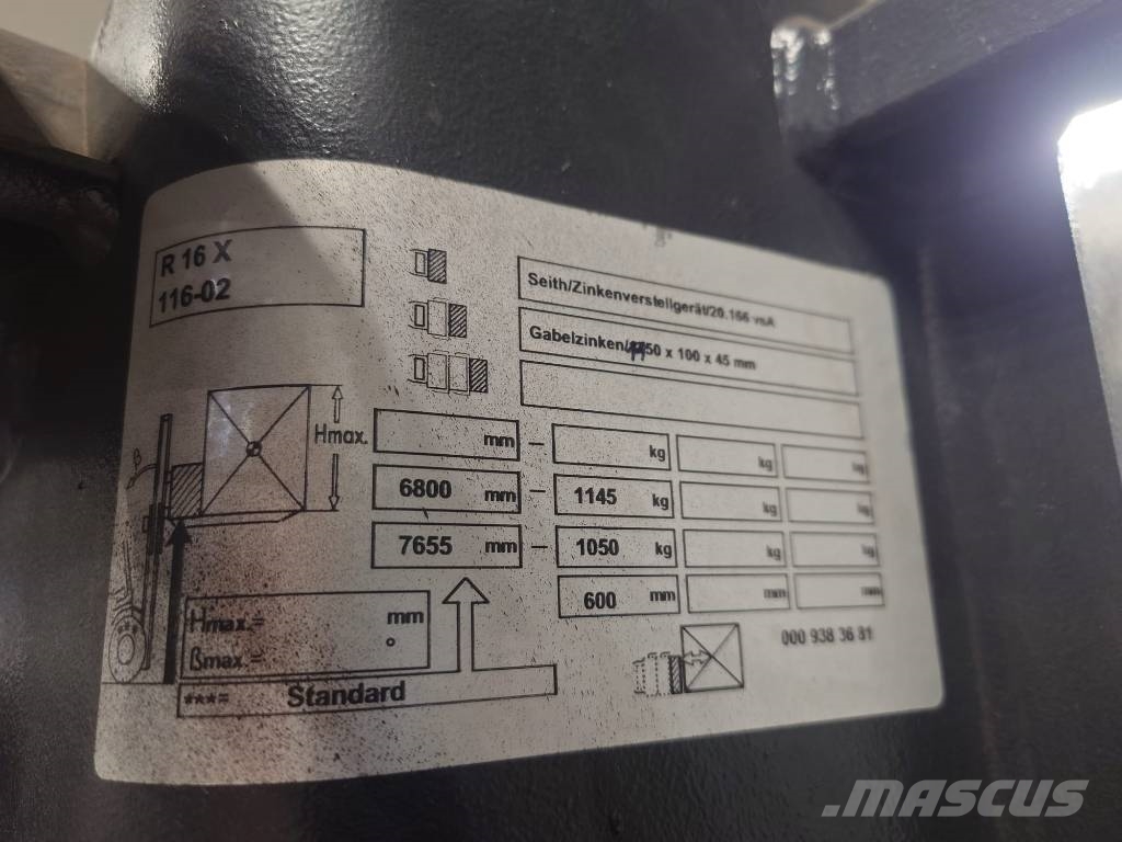 Linde R16X/116-03 Lielaugstuma pārvadātājs