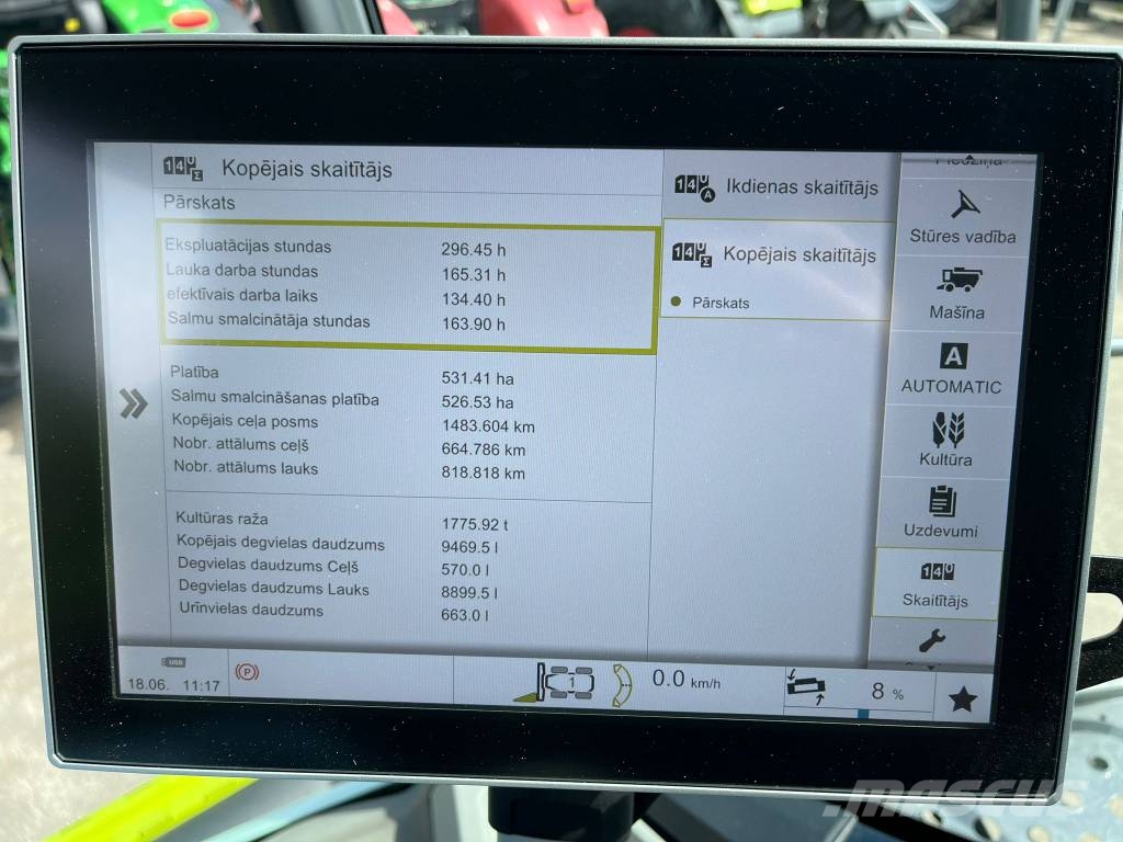 CLAAS Trion 750 Θεριζοαλωνιστικές μηχανές