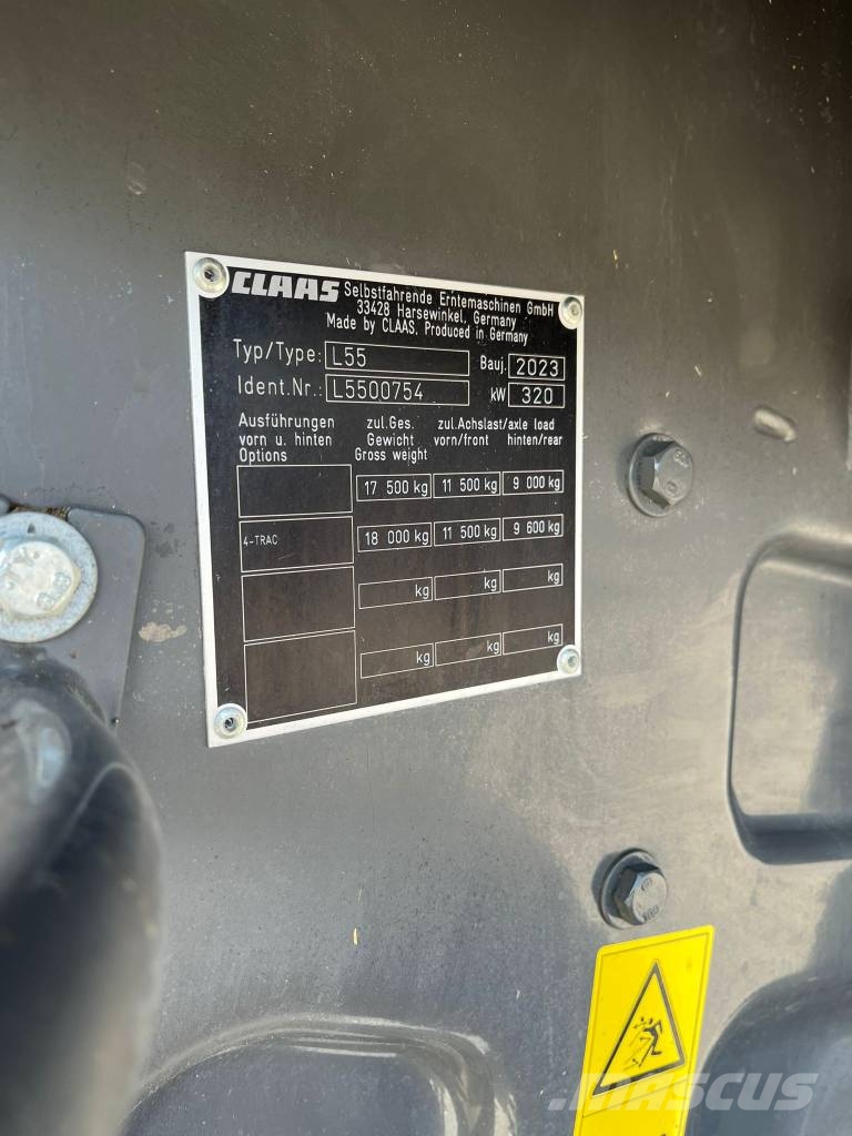 CLAAS Trion 750 Θεριζοαλωνιστικές μηχανές