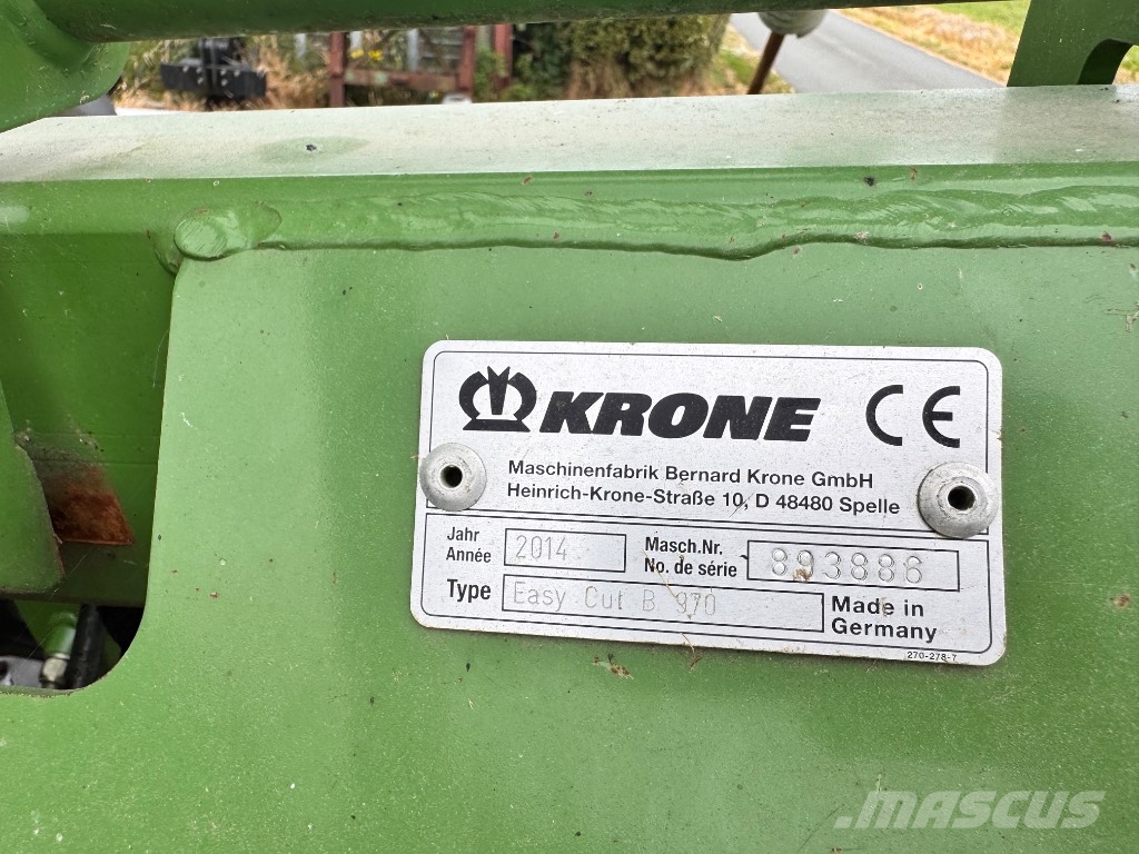 Krone Easy Cut B 970 جزازات