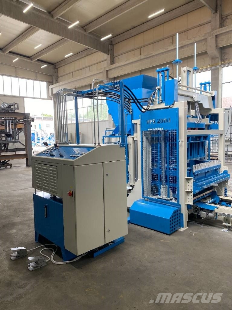 Metalika VPS-2000/1 Concrete block making machine Cementstens-maskiner