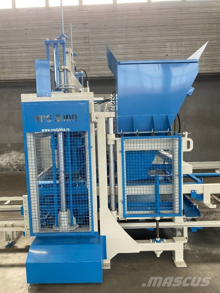 Metalika VPS-2000/1 Concrete block making machine Cementstens-maskiner