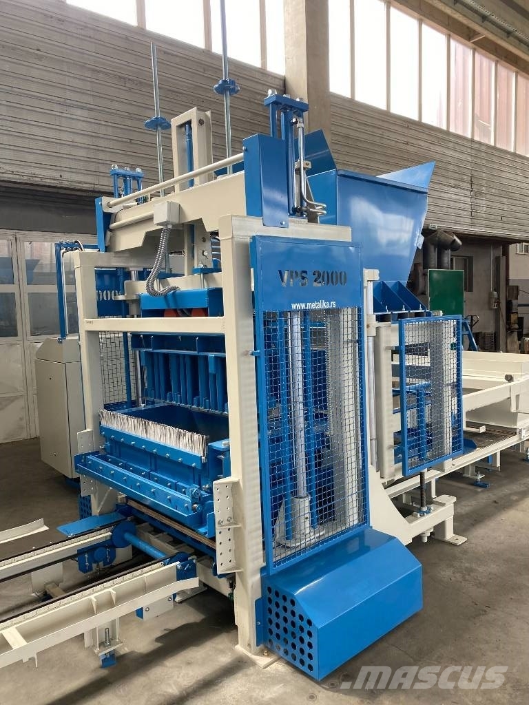 Metalika VPS-2000/1 Concrete block making machine Cementstens-maskiner