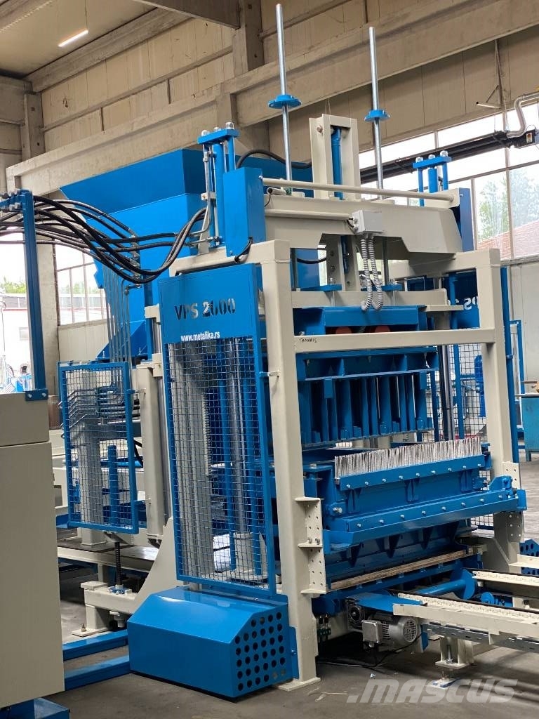 Metalika VPS-2000/1 Concrete block making machine Cementstens-maskiner