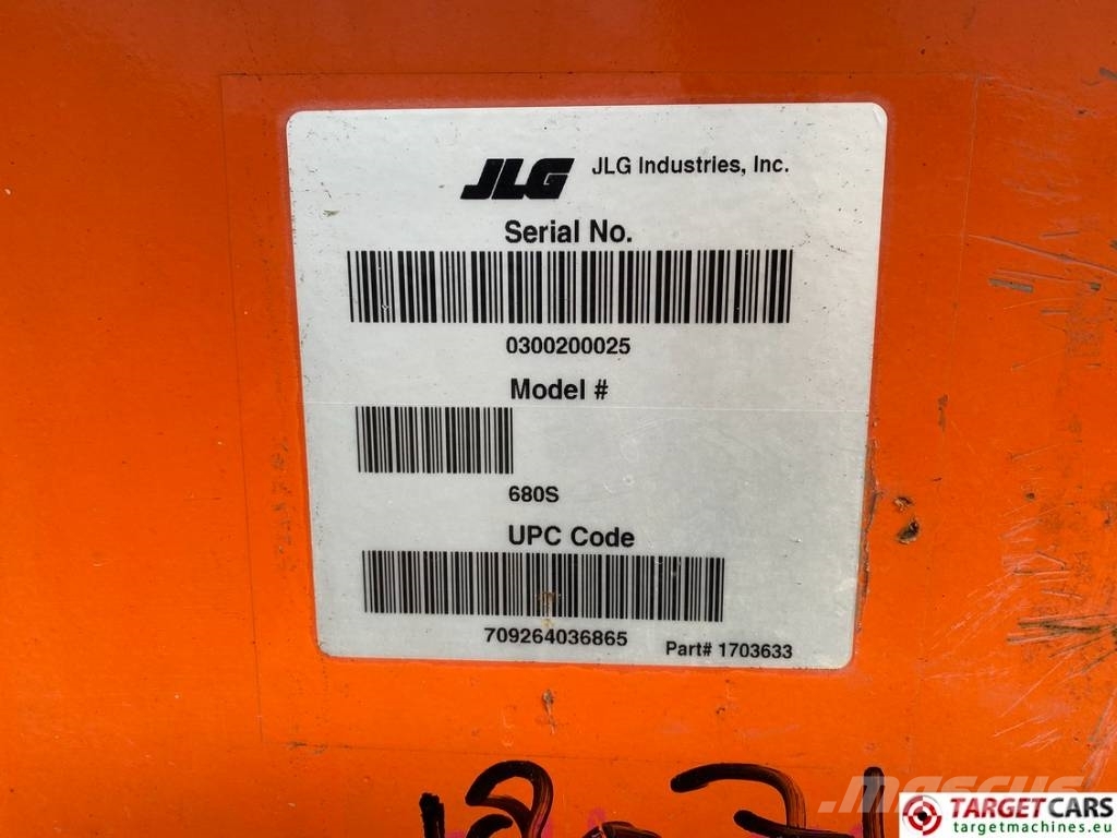 JLG 680S Telescopic 4x4 Diesel Boom Work Lift 2273cm Teleskooppipuominostimet