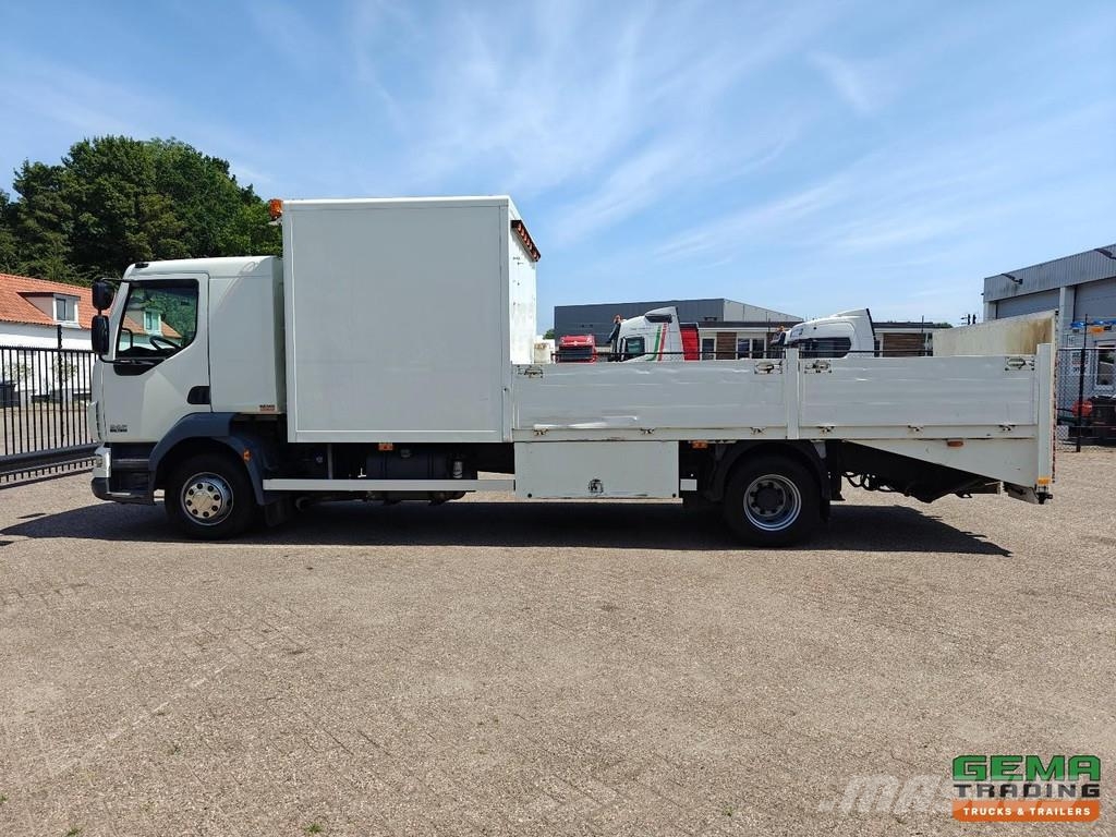 DAF LF 55.180 4x2 DayCab Euro4 - 14T - Hydraulic Loadi شاحنات مسطحة/مفصلية الجوانب