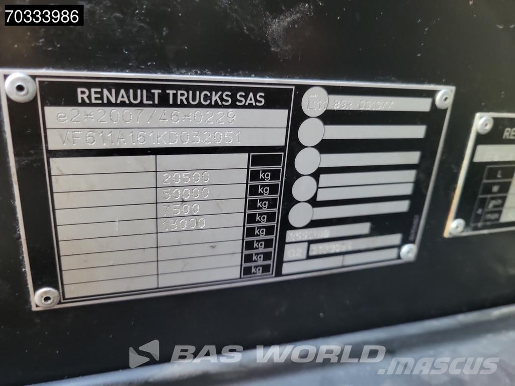 Renault T 460 6X2 SleeperCab Liftachse Standklima ACC PTO وحدات الجر