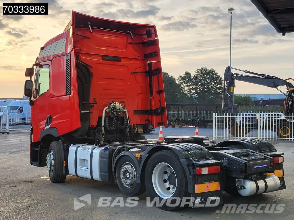 Renault T 460 6X2 SleeperCab Liftachse Standklima ACC PTO وحدات الجر