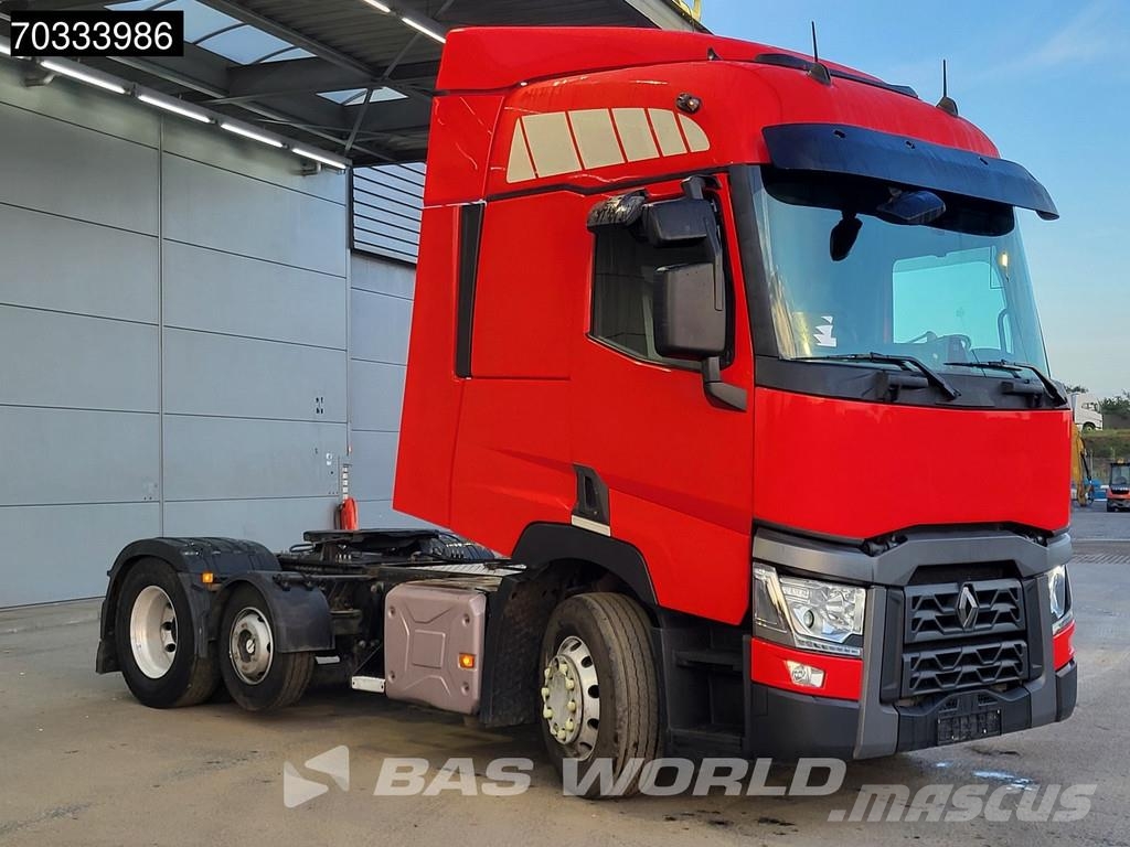 Renault T 460 6X2 SleeperCab Liftachse Standklima ACC PTO وحدات الجر