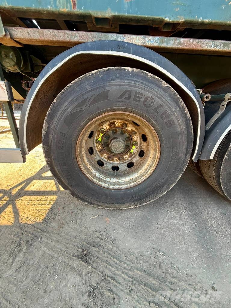  DEOM SCHMIT UITSCHUIFBARE HOUTOPLEGGER sr 342 E Semirremolque de transporte de madera