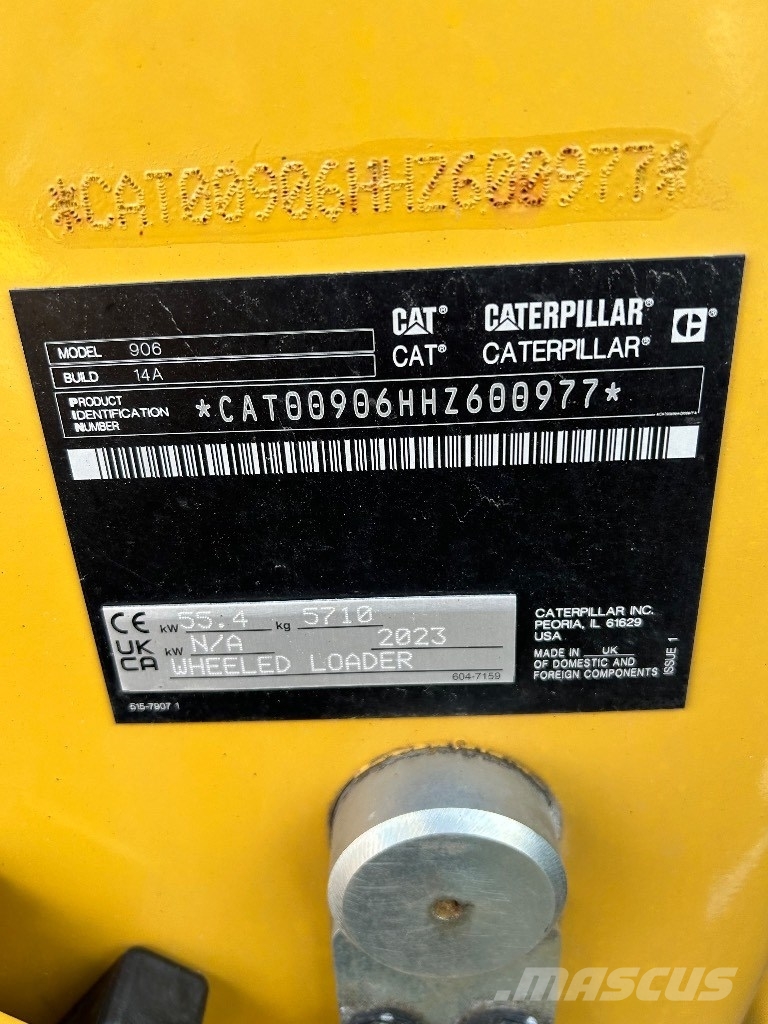 CAT 906 Cargadoras sobre ruedas