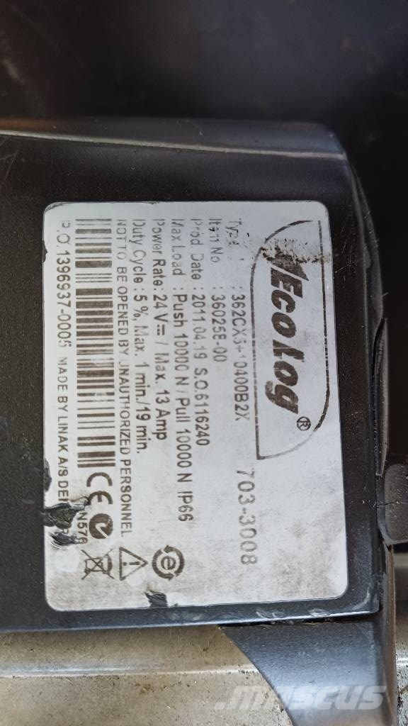 Siłownik elektryczny maski silnika Eco Log 560-580 Motoren