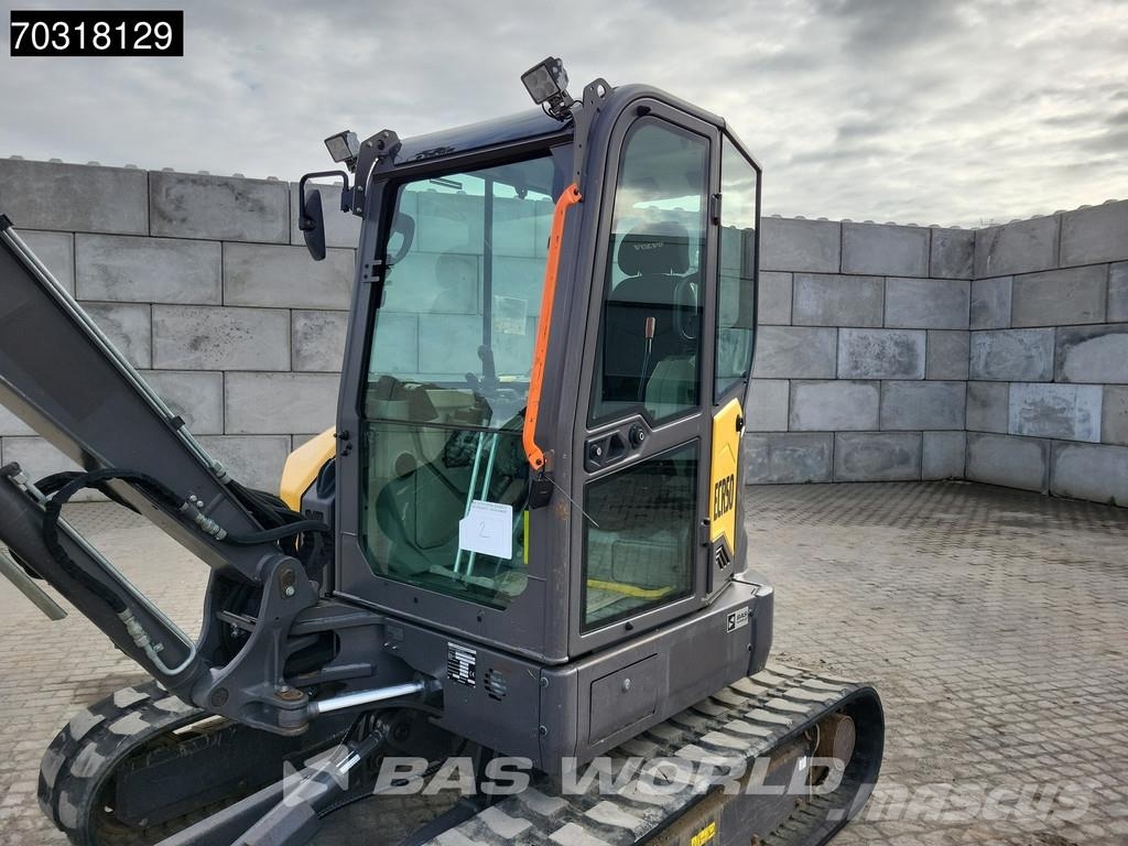 Volvo ECR50 F A/C - 3 Buckets Mini ekskavatörler, 7 tona dek