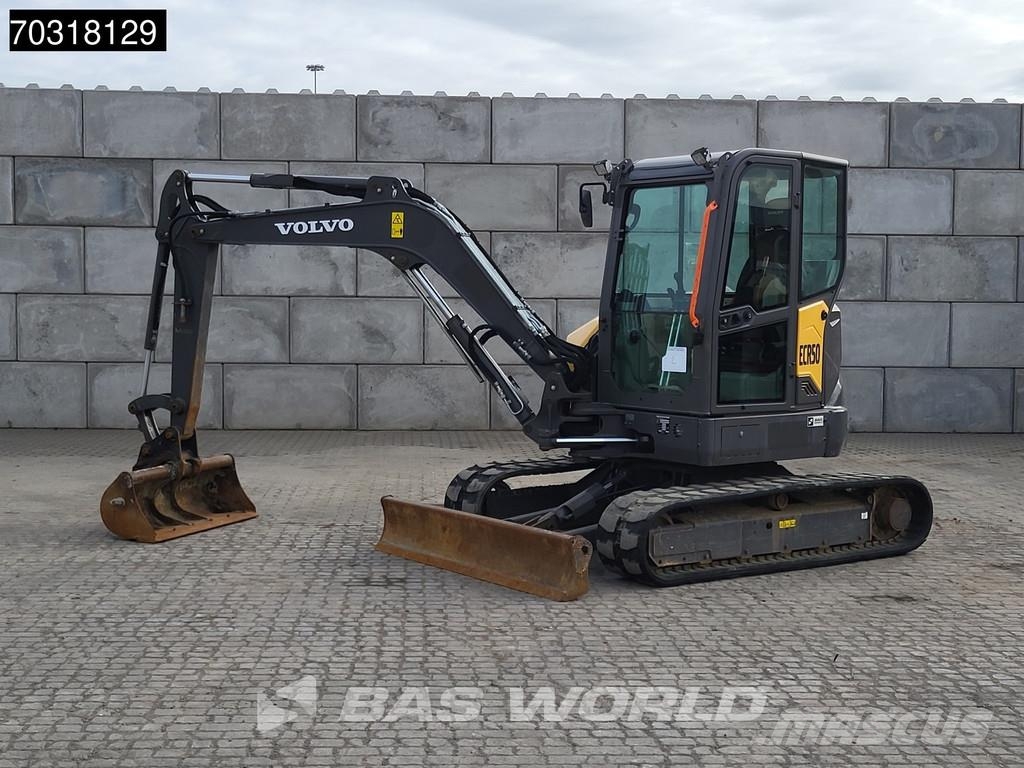 Volvo ECR50 F A/C - 3 Buckets Mini ekskavatörler, 7 tona dek